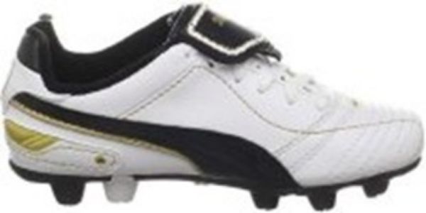 صورة حذاء  اطفال ابيض * اسود * ذهبي (Puma)