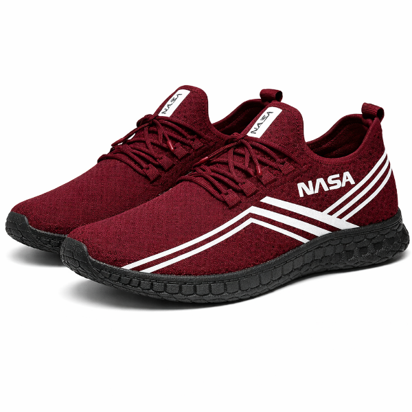 صورة شوز احمر 3خط ابيض ناسا