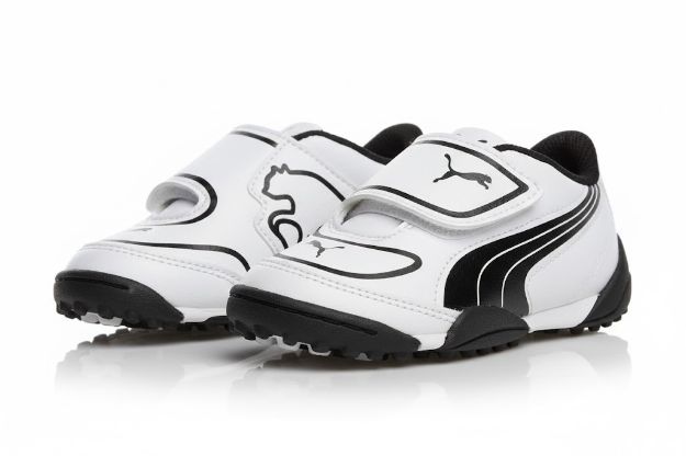 صورة حذاء  اطفال  ابيض * اسود (Puma)