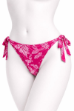 Picture of Fuchsia Floral Side-Tie Bikini