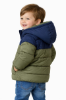 صورة جاكت اطفالي كاجوال كوتون اخضر زتوني *كحلي
