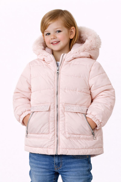 صورة جاكت اطفالي كاجوال بمبة بودرة