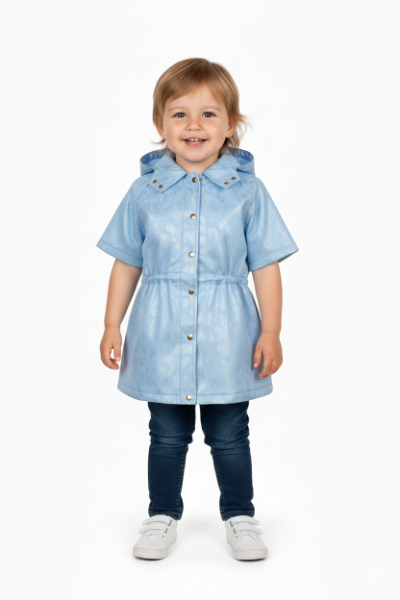 صورة جاكت خفيف بناتي ازرق فاتح(  Koton)