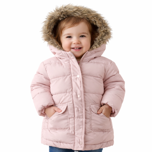 صورة جاكت اطفالي كاجوال موف فاتح ناعم