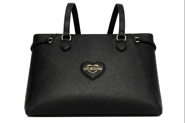 صورة حقيبة إيطالية سوداء للنساء (LOVE MOSCHINO)
