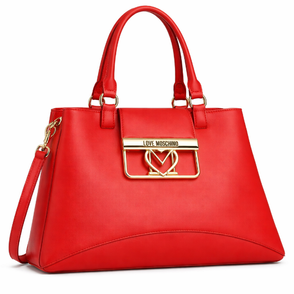 صورة شنطة يد حمراء لاف موسكينو