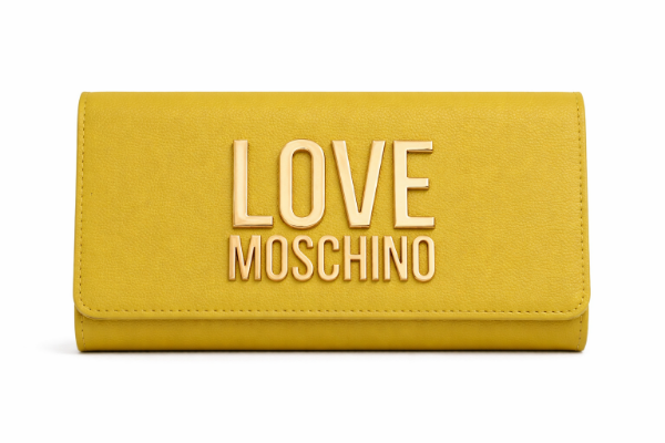 صورة حقيبة إيطالية صفراء للنساء (LOVE MOSCHINO)