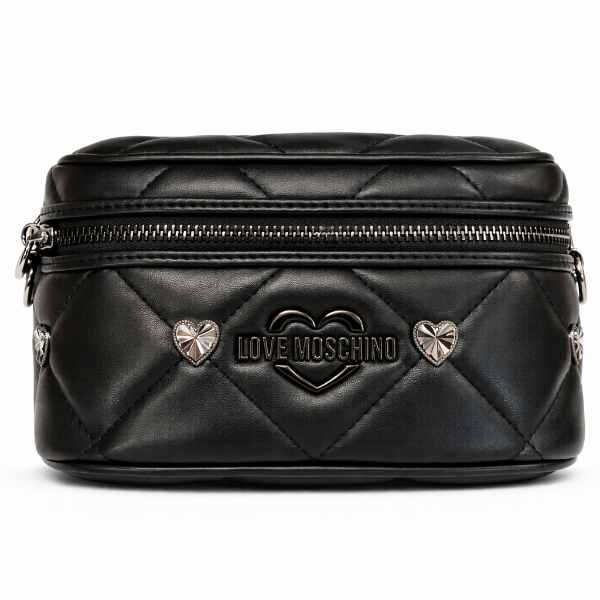 صورة حقيبة إيطالية سوداء للنساء (LOVE MOSCHINO)