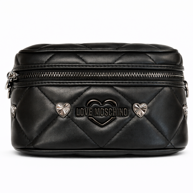 صورة حقيبة إيطالية سوداء للنساء (LOVE MOSCHINO)
