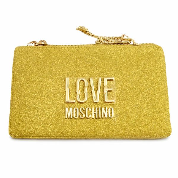 صورة شنطه يد نسائي LOVE MOSCHINO اللون اخضر فاتح