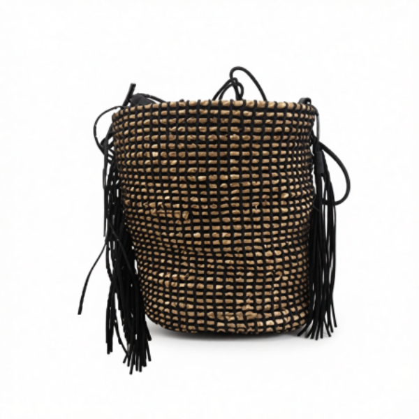 صورة حقيبة ايطالية سوداء للنساء (ALEX MAX)