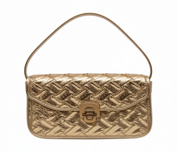 صورة حقيبة ايطالية ذهبي نسائي (ALEX MAX)