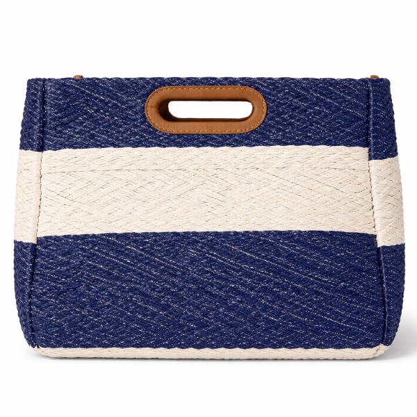 صورة حقيبة ايطالية بيضاء في زرقاء للنساء (ALEX MAX)