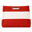 Picture of Woman's White Red Italian Handbag (ALEX MAX)