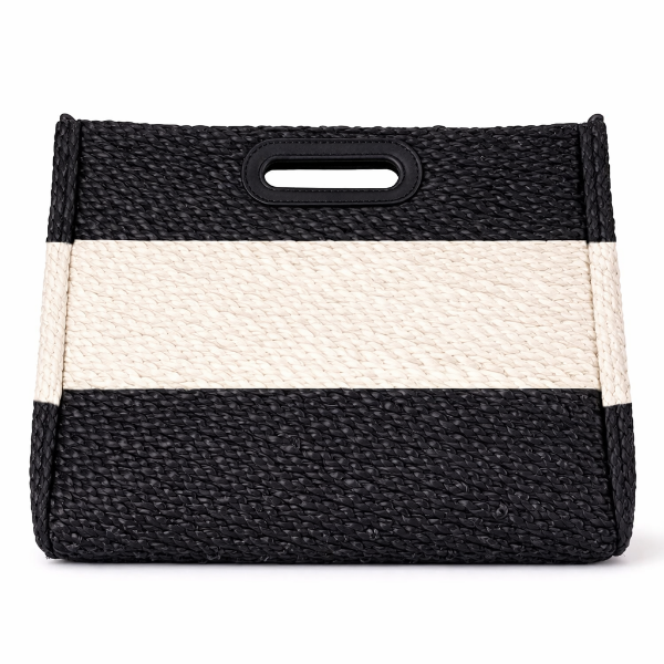 صورة حقيبة ايطالية ابيض في اسود نسائي (ALEX MAX)