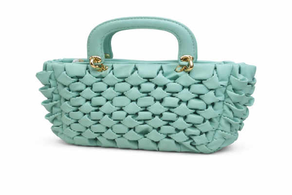 صورة حقيبه يد فيروزي باودر ايطاليه (Alex max)