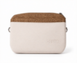 Picture of Women’s white *brown Italian Handbag (JUSTO)