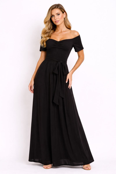 صورة فستان  اسود (Guess)