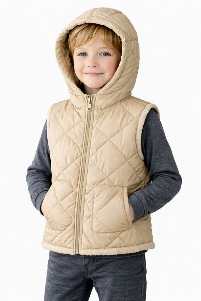 صورة صديري أولادي بيج بغطاء رأس (Koton)