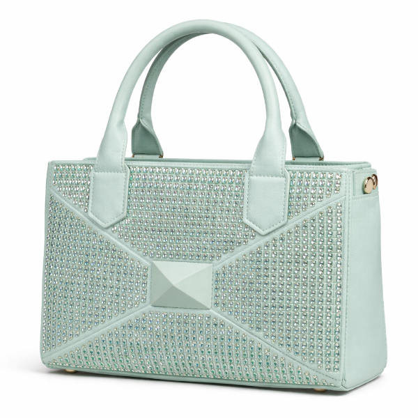 صورة حقيبة نسائية إيطالية لون أخضر   (ALEX MAX)