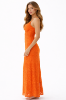 صورة فستان دانتيل برتقالي عصري (Guess)