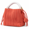 صورة حقيبة نسائية إيطالية بلون برتقالي مرجاني (ALEX MAX)