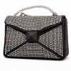 صورة حقيبة ايطالية فضي في سوداء نسائي (ALEX MAX)