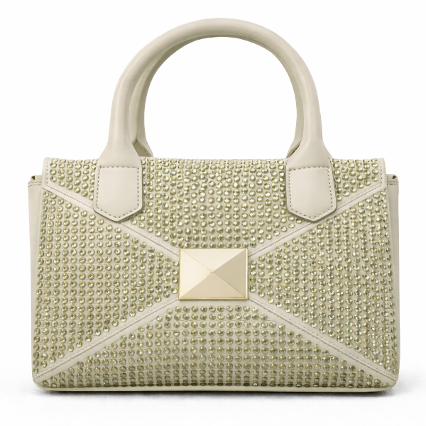 صورة حقيبة نسائية إيطالية بلون بيج (ALEX MAX)