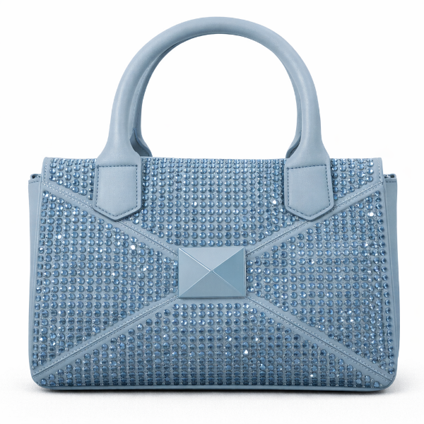 صورة حقيبة ايطالية ازرق فاتح نسائي (ALEX MAX)