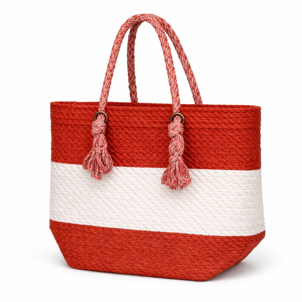 صورة حقيبة ايطاليا بيضاء في حمراء للنساء (ALEX MAX)