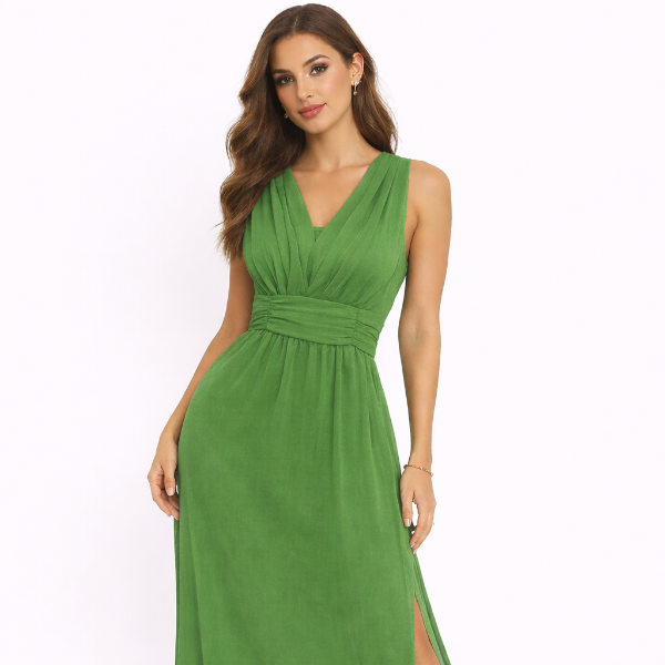 صورة فستان حريمي اخضر (Hanita)