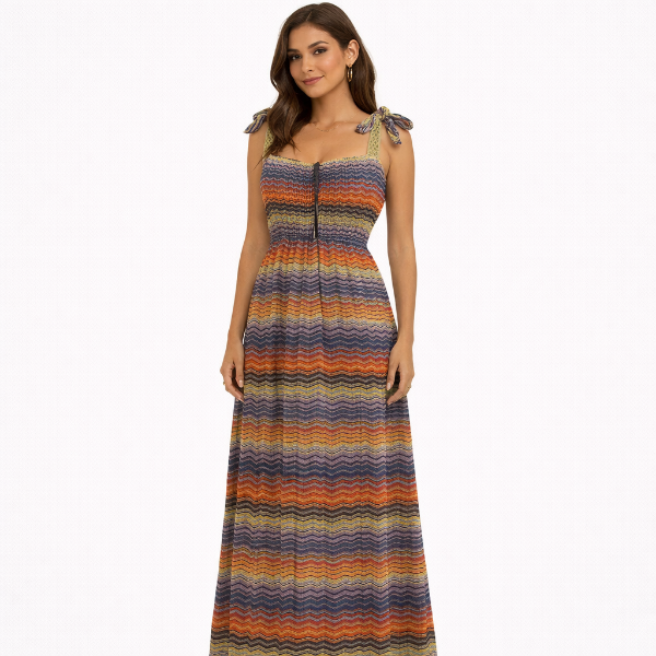 صورة فستان متعدد الالوان حريمي  (Hanita)