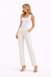 Picture of Pristine white tailored classic pants (Hanita)