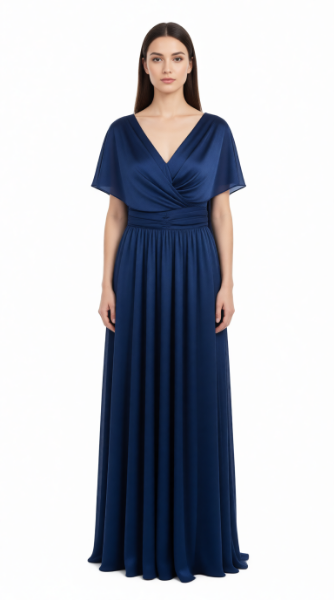 صورة فستان حريمي كحلي  (Hanita)