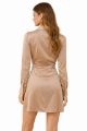 Picture of Classy golden satin wrap-style dress (Guess)
