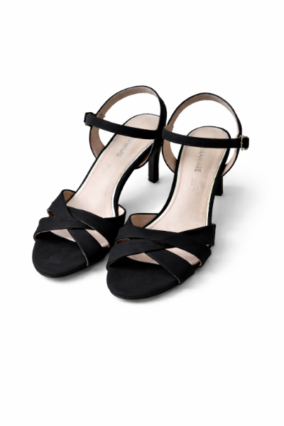 صورة (Mariamare) أسود، كلاسيكي، شامواه، أنيق، كعب