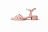 صورة (Mariamare) صندل وردي ناعم بكعب أنيق