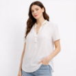 Picture of White Button Detail Women's Blouse  (guess)