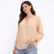Picture of Soft beige button-down blouse(Guess)