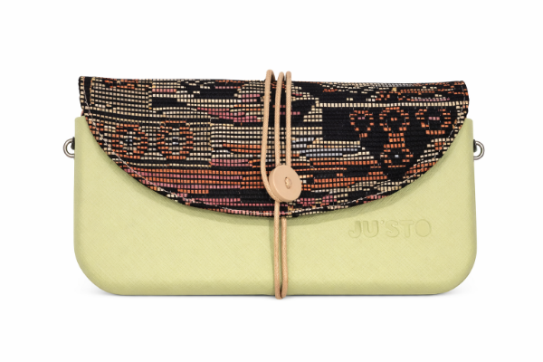 صورة حقيبة إيطالية خضراء * ألوان للنساء (JUSTO)