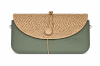 صورة حقيبة إيطالية خضراء * بني للنساء (JUSTO)