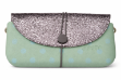 Picture of Women’s green  polka dot *silver Italian Handbag (JUSTO)