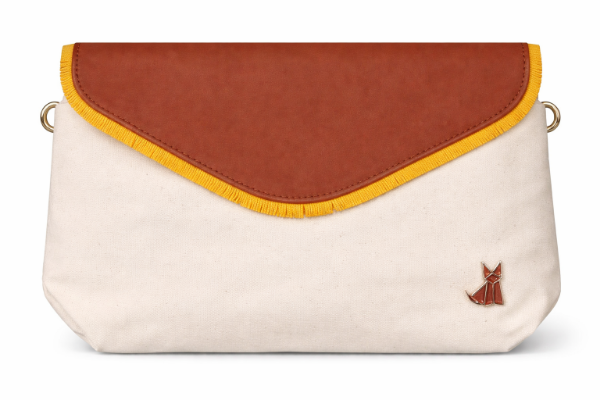 صورة حقيبة إيطالية بيج *بني للنساء (JUSTO)