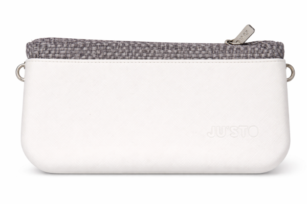 صورة حقيبة إيطالية ابيض * بنفسجي للنساء (JUSTO)