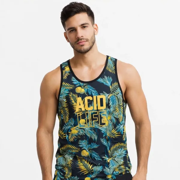 صورة تيشيرت استوائي صيفي جذاب (IN SIDE)