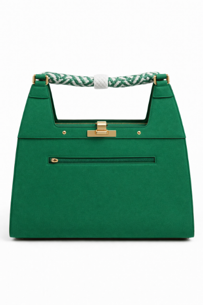 صورة حقيبة ايطالية خضراء للنساء (ALEX MAX)
