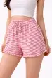 Picture of Women’s Pink Striped Shorts  (inside)