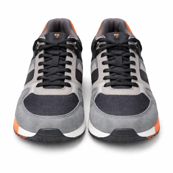 صورة حذاء رياضي رجالي رمادي أسود (inside)