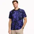 Picture of Vibrant Purple Tropical Leaf Tee (IN SIDE)