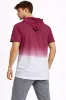 Picture of Men’s Burgundy Gradient T-Shirt (inside)